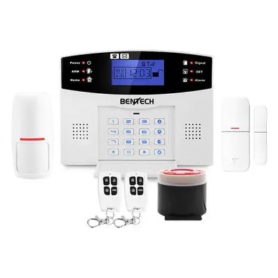 Bezdrátový GSM alarm BENTECH G06 - domovní set, CZ jazyk