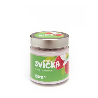 BiOOO Sojovo-kokosová svíčka Lesní malina 170 ml