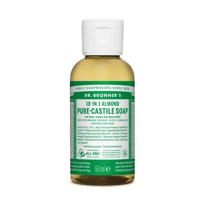 Dr. Bronner's Tekuté universální mýdlo ALL-ONE!, Almond 60 ml