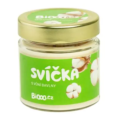 BiOOO Sojovo-kokosová svíčka Bavlna 170 ml