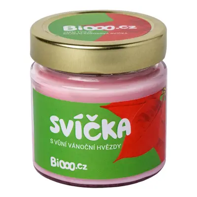 BiOOO Sojovo-kokosová svíčka Vánoční hvězda 170 ml