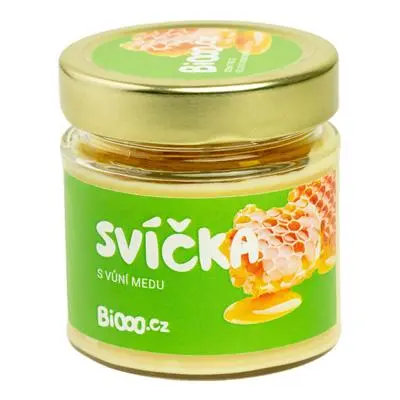 BiOOO Sojovo-kokosová svíčka Med 170 ml