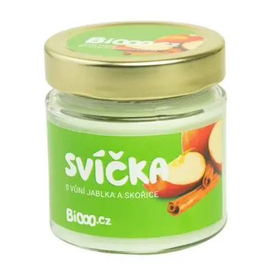 BiOOO Sojovo-kokosová svíčka Pečené jablko 170 ml