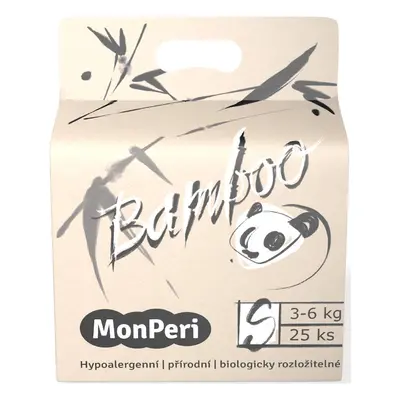 MonPeri Bamboo EKO 1 ks, vel. S / 3-6 kg