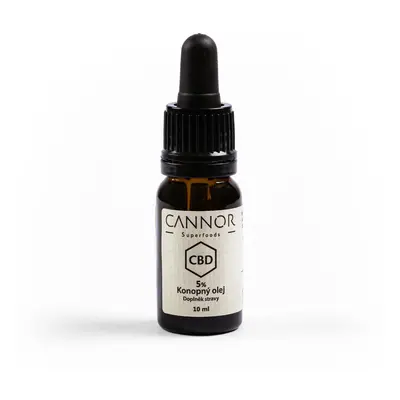 CANNOR CBD Konopný olej 5% 10 ml