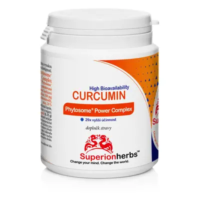 Superionherbs Curcumin Phytosome, kapsle 90 ks, 45 g