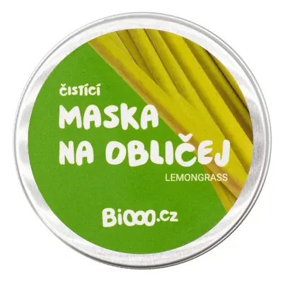 BiOOO Čistící maska na obličej Citrónová tráva 60 g