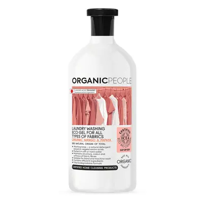 Organic People Eko prací gel na všechny typy prádla - Organické mango a papája 1000 ml