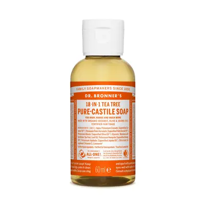 Dr. Bronner's Tekuté universální mýdlo ALL-ONE!, Teatree 60 ml