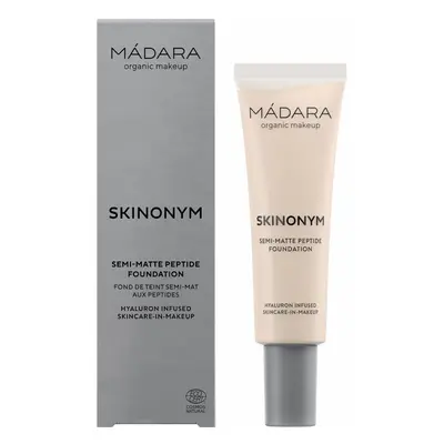 MÁDARA Polomatný Make-up s peptidy SKINONYM, Porcelain 30 ml