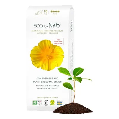 Eco by Naty Dámské vložky noční 10 ks