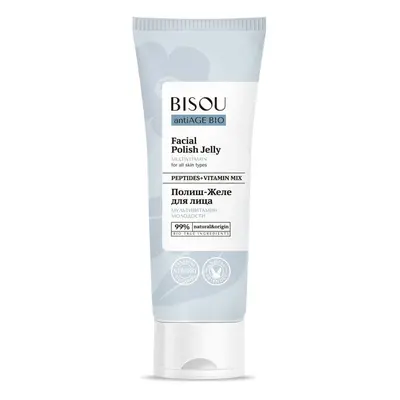 Bisou BISOU Anti-age - Exfoliační gel na obličej - multivitamín - všechny typy pleti, 110 ml