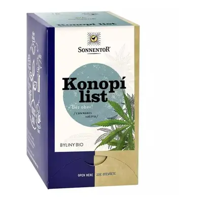 Sonnentor Konopný čaj bio 27 g, 18 sáčků