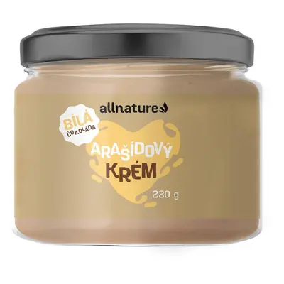 Allnature Allnature Arašídový krém s bílou čokoládou, 220 g