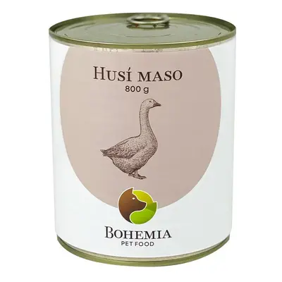 Bohemia Pet Food BOHEMIA Husí maso ve vlastní šťávě 800g