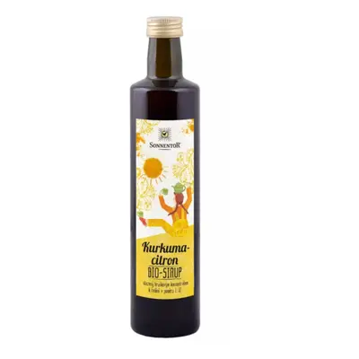 Sonnentor Kurkuma-citron sirup bio 0,5 l