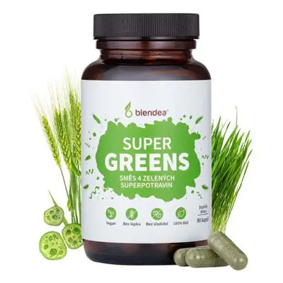 Blendea Blendea SUPERGREENS, 100% rostlinné, 90 kapslí