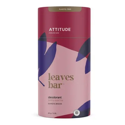 Attitude ATTITUDE Leaves bar Přírodní tuhý deodorant s vůní santalového dřeva, 85g