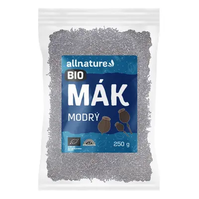 Allnature Allnature Mák modrý BIO, 250 g