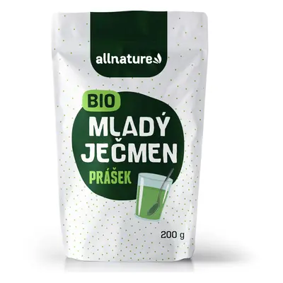 Allnature Allnature Mladý ječmen prášek BIO, 200 g