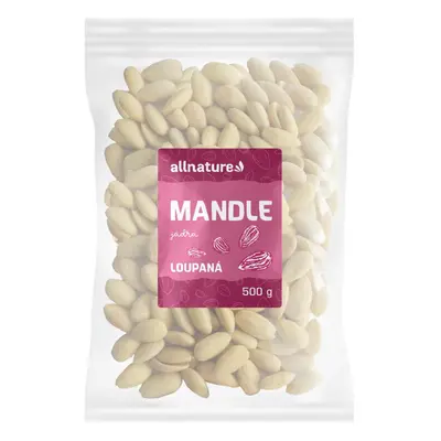 Allnature Allnature Mandle jádra loupané, 500 g