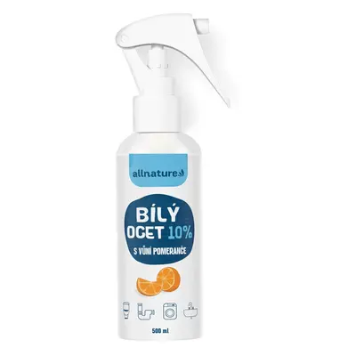 Allnature Allnature Bílý ocet sprej 10 % s vůní pomeranče, 500 ml