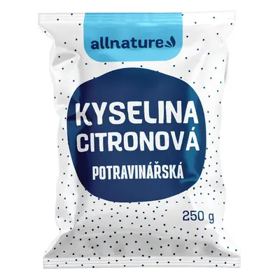 Allnature Allnature Kyselina citronová, 250 g