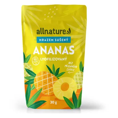 Allnature Allnature Ananas sušený mrazem kousky, 30 g