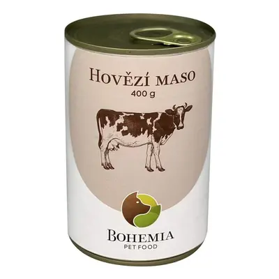 Bohemia Pet Food BOHEMIA Hovězí maso ve vlastní šťávě 400g