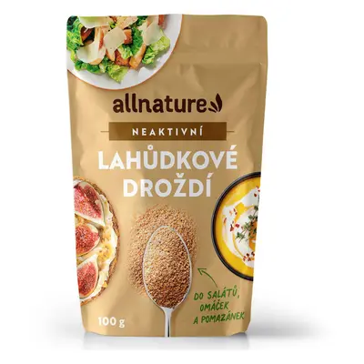 Allnature Allnature Lahůdkové droždí neaktivní, 100 g