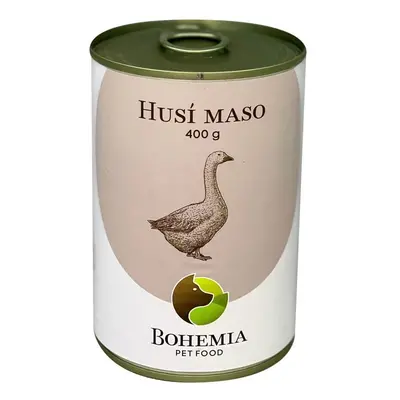 Bohemia Pet Food BOHEMIA Husí maso ve vlastní šťávě 400g