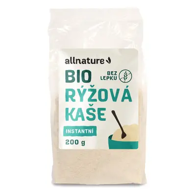 Allnature Allnature Bezlepková Rýžová kaše instantní BIO, 200 g