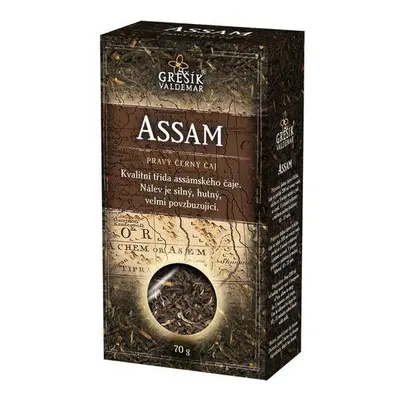 Valdemar Grešík - Natura s.r.o. Assam č.č. 70 g krab. GREŠÍK Čaje 4 světadílů