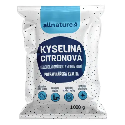 Allnature Allnature Kyselina citronová, 1000 g