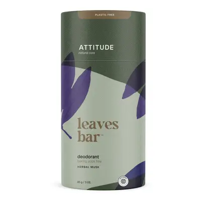 Attitude ATTITUDE Leaves bar Přírodní tuhý deodorant s vůní bylinek, 85g