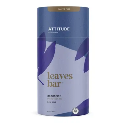 Attitude ATTITUDE Leaves bar Přírodní tuhý deodorant s vůní mořské soli, 85g