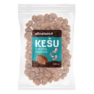 Allnature Allnature Kešu v mléčné čokoládě, 500 g