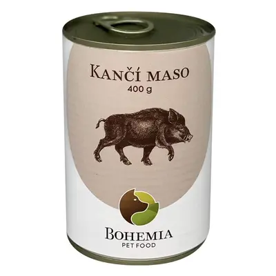 Bohemia Pet Food BOHEMIA Kančí maso ve vlastní šťávě 400g