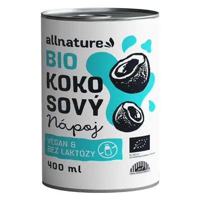 Allnature Allnature Kokosový nápoj BIO, 400 ml