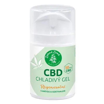 Zelená Země CBD chladivý gel 50 g