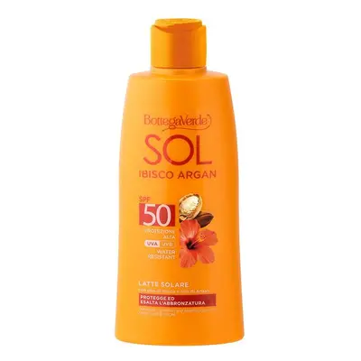 Bottega Verde Bottega Verde SOL IBIŠEK A ARGAN Voděodolné mléko na opalování SPF 50, 200ml