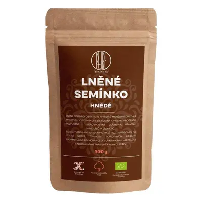 BrainMax BrainMax Pure Lněné semínko (hnědé) BIO, 500 g