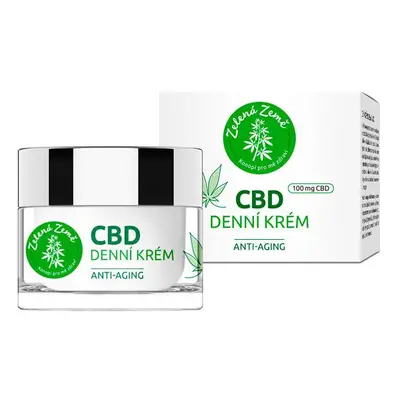 Zelená Země CBD denní krém, 50 ml