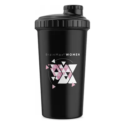 BrainMax BrainMax Women plastový shaker (šejkr) černý, 700 ml