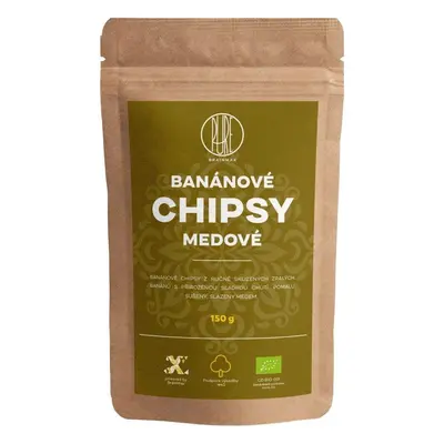 BrainMax BrainMax Pure Banánové chipsy medové BIO, 150 g