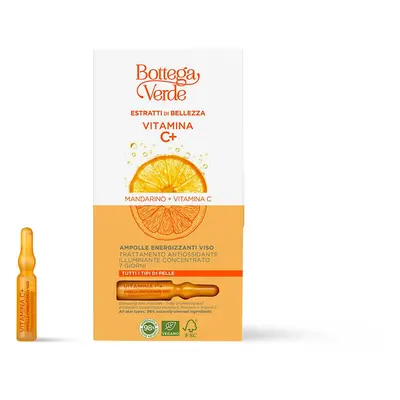 Bottega Verde Bottega Verde EXTRAKTY PRO KRÁSU - Vitamin C +Energizující ampule na obličej, 7x2m