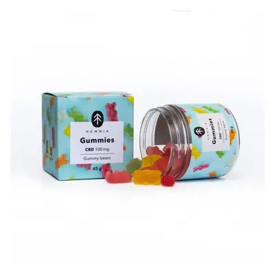 Hemnia Hemnia CBD Gummies medvídci ovocní , 100 mg CBD, 20 ks x 5 mg, 45 g