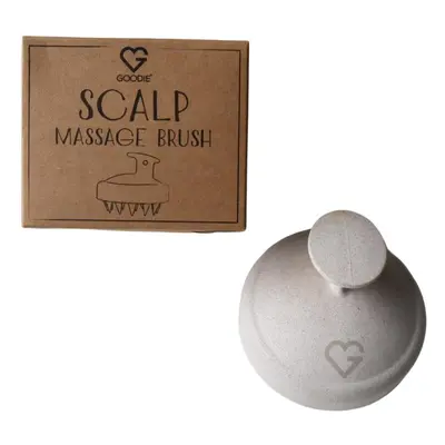 Goodie GOODIE Masážní kartáč na pokožku hlavy - Scalp massage brush - béžový