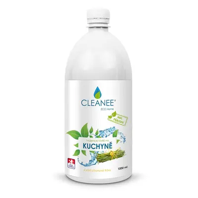 CLEANEE EKO CLEANEE ECO hygienický čistič na KUCHYNĚ CITRONOVÁ TRÁVA 1L