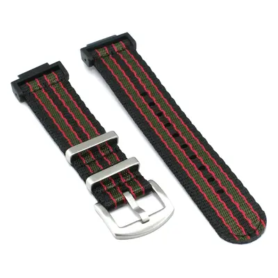 UNIVERSAL STRAP FOR G-SHOCK GS-BAND06-BKGRNRED